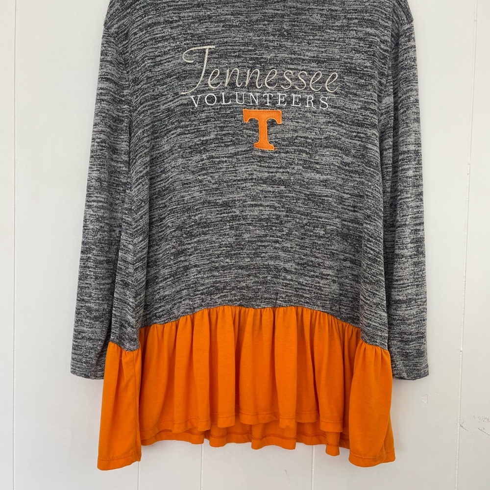 Knights Apparel Tennessee VOLS Ruffled Tunic Sz Medium - Picture 2 of 10